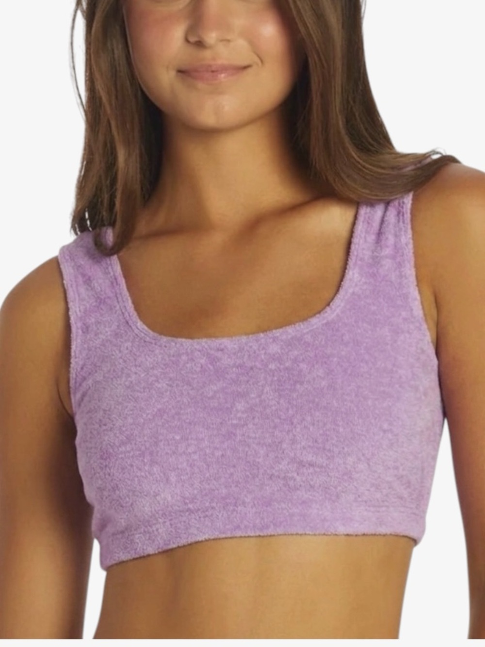 Year of Ours Terry Sports Bra in Violet‎ Women’s Size XS NWT